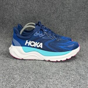 Hoka Arahi 8 Running Shoes Women 9.5 Midnight Blue Athletic Run Training Sneaker